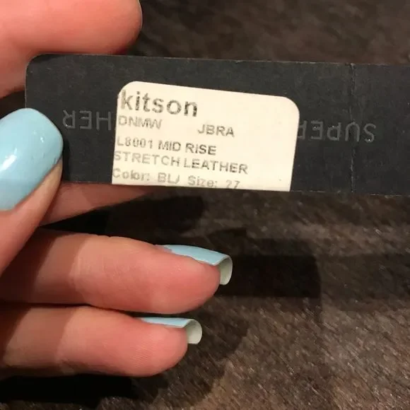 J Brand L8001 Stretch Leather Pant 27 NEW Mid Rise - Picture 8 of 12